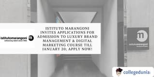 Istituto Marangoni Invites Applications for Admission to Luxury Brand Management & Digital Marketing Course till January 20; Apply Now!